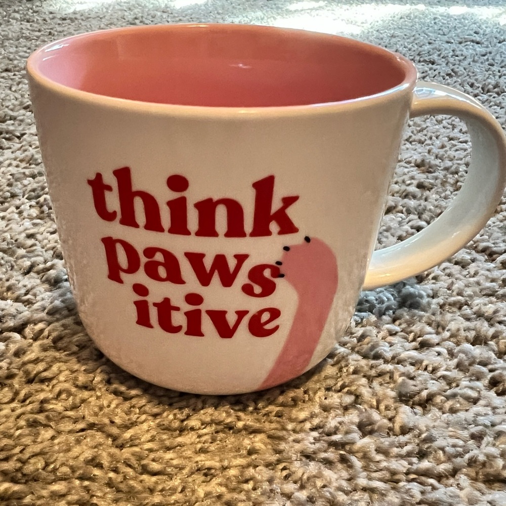 Coffee mug - Think Paws-itive